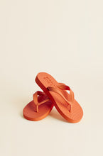 Indlæs billede til gallerivisning Rudolph Care & Sleepers | Orange Flip Flops – Wide Strap | Size 37