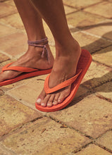 Indlæs billede til gallerivisning Rudolph Care &amp; Sleepers | Orange Flip Flops – Wide Strap | Size 40